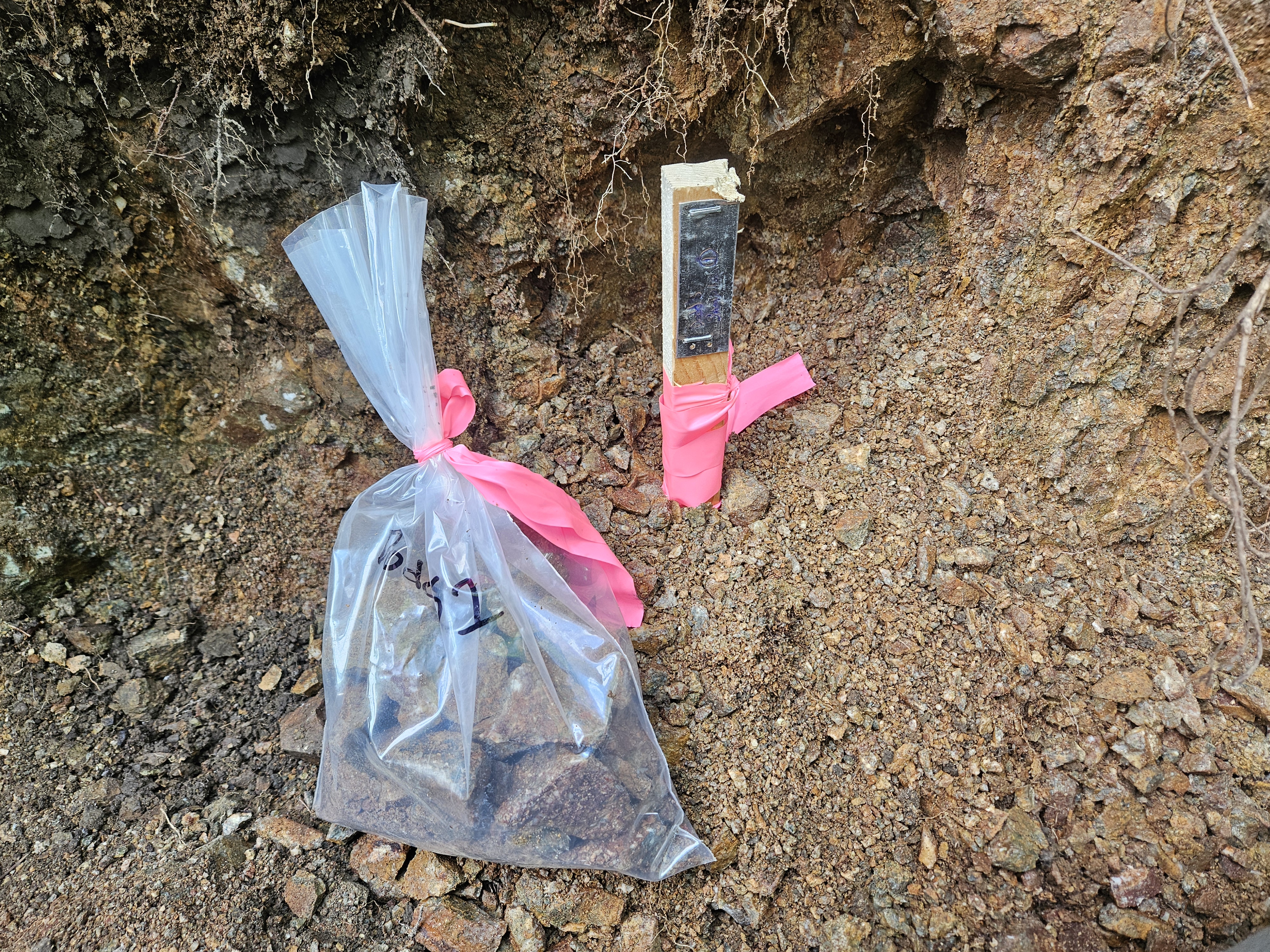 Allies additional mineralized rock or workings